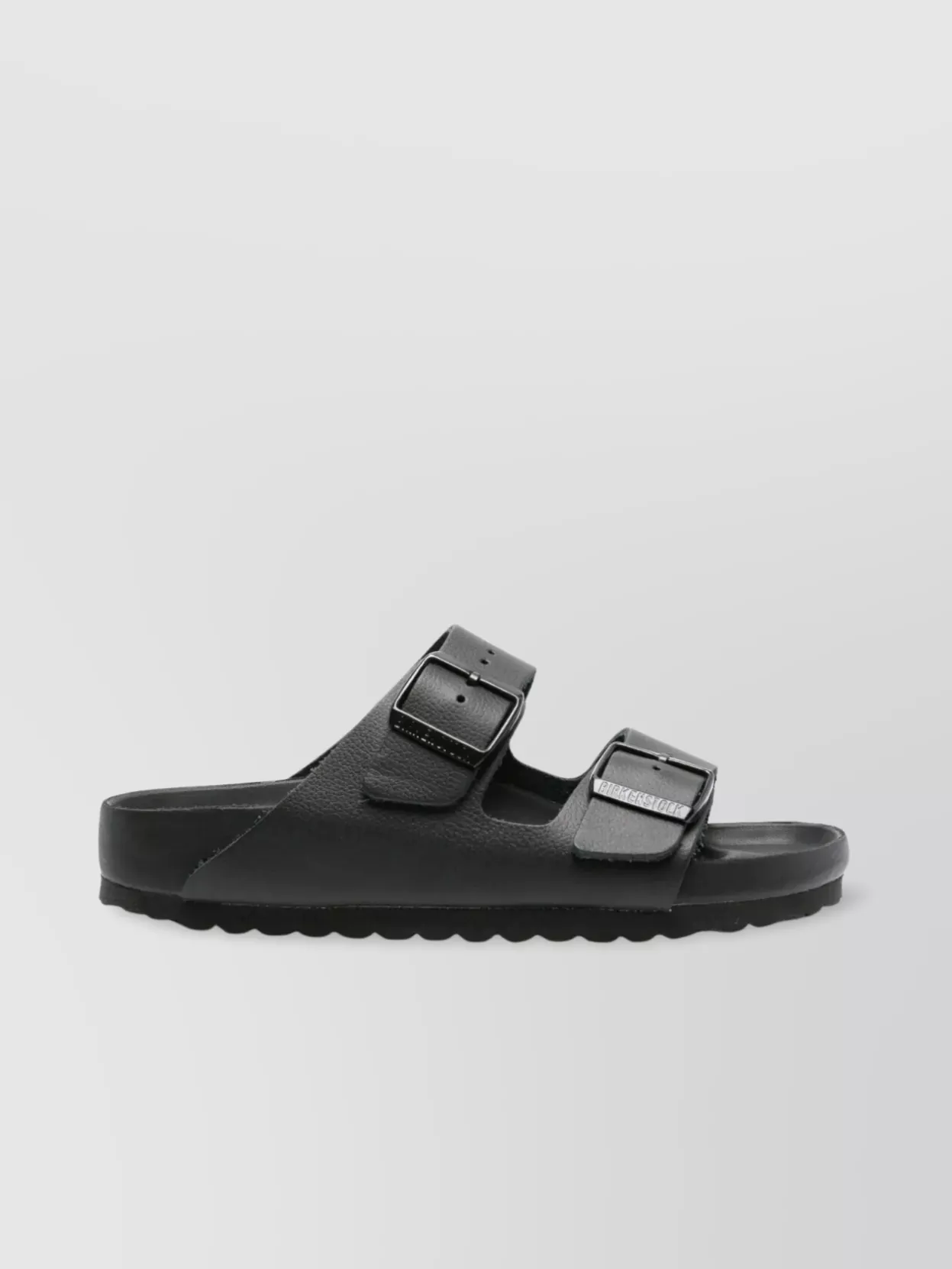 Birkenstock Sandals With Double Strap And Flat Sole