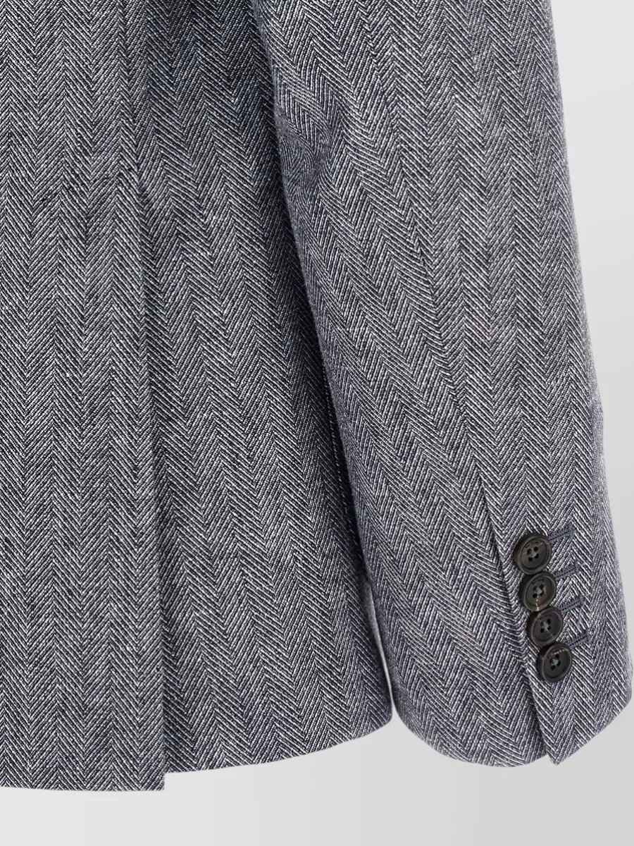 Pal Zileri Brera Single Breasted Blazer Notch Lapel