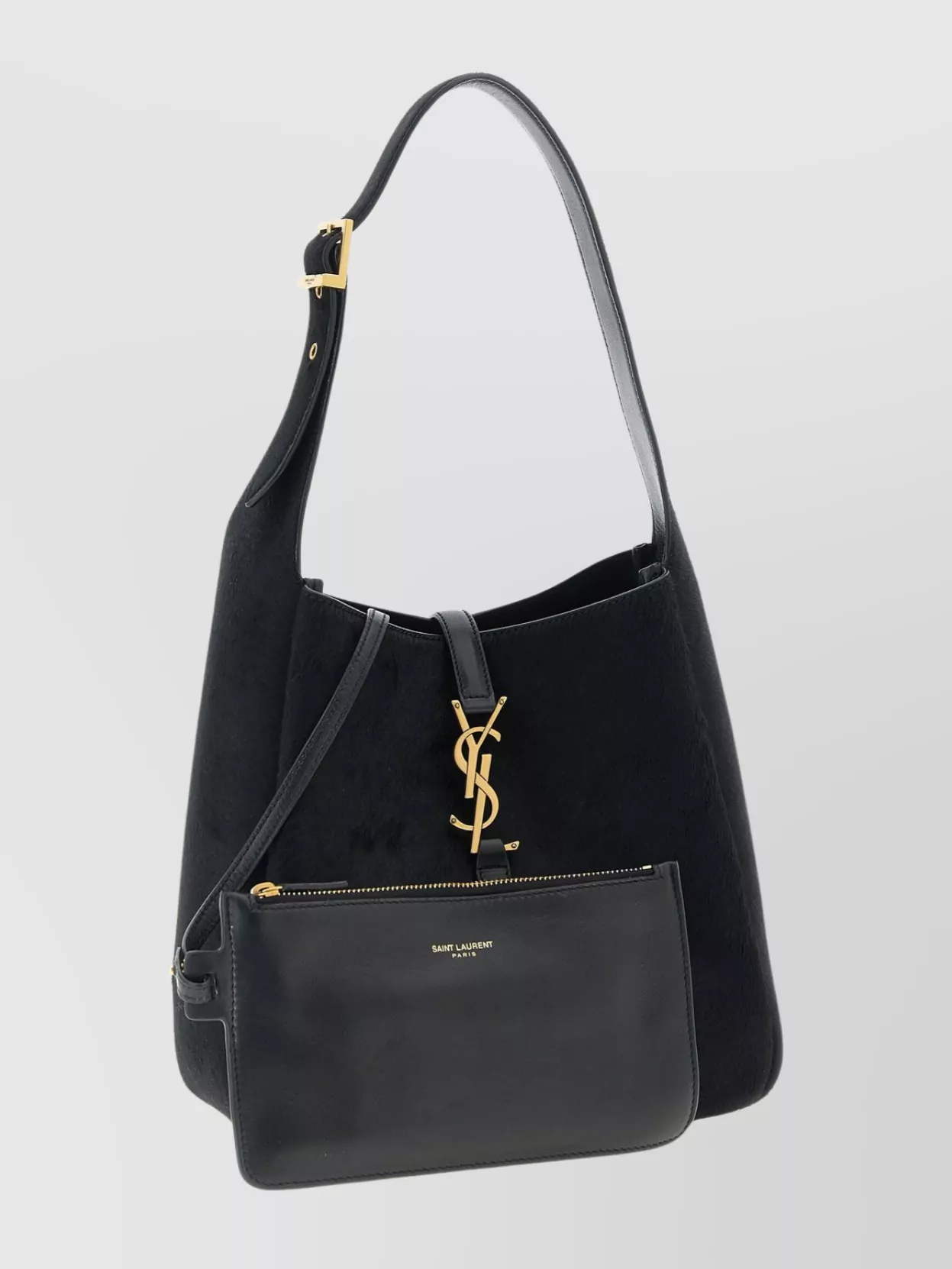 Saint Laurent Small Shoulder Bag Adjustable Strap In Black