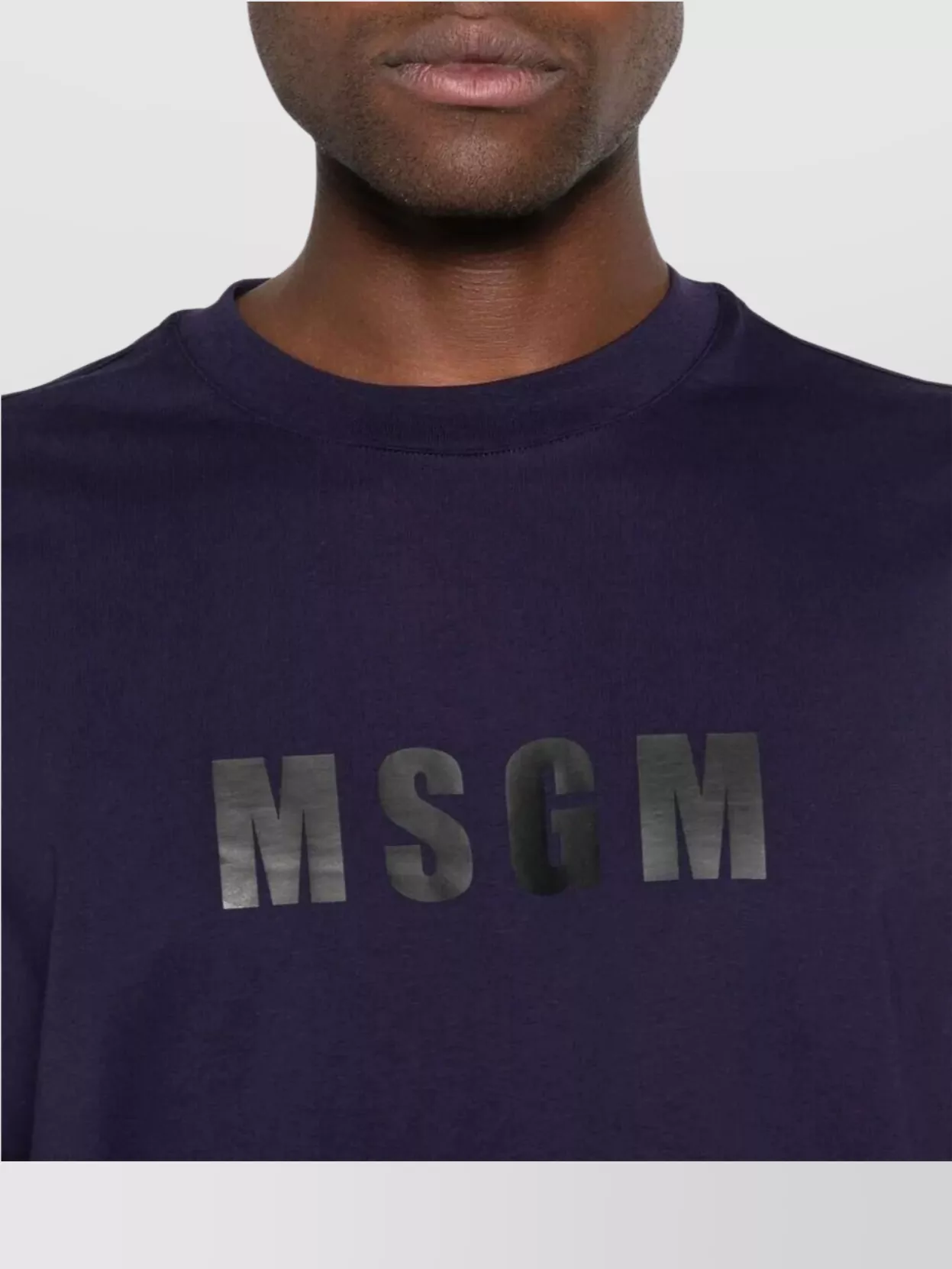 Msgm Logo-print Cotton T-shirt Clothing