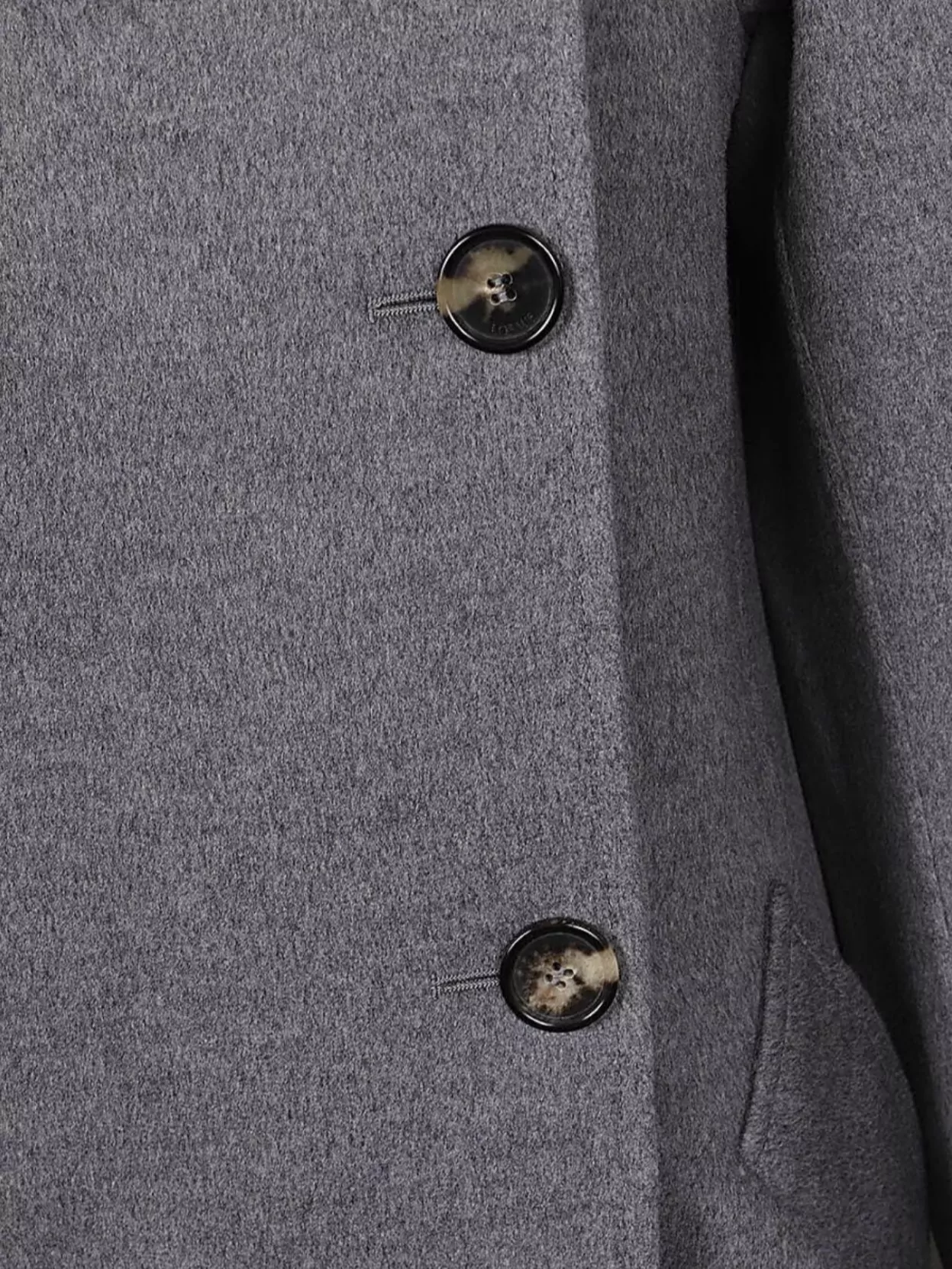 Loewe Wool And Cashmere Blend Coat