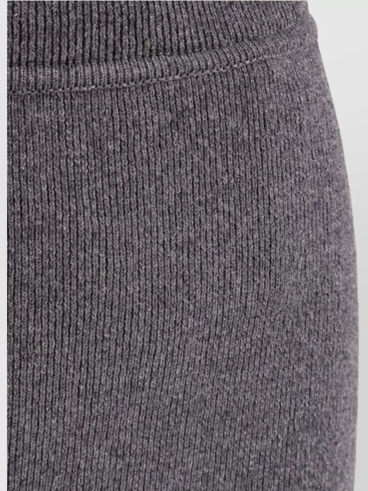 Tom Ford Ribbed Cashmere Cotton Pencil Skirt