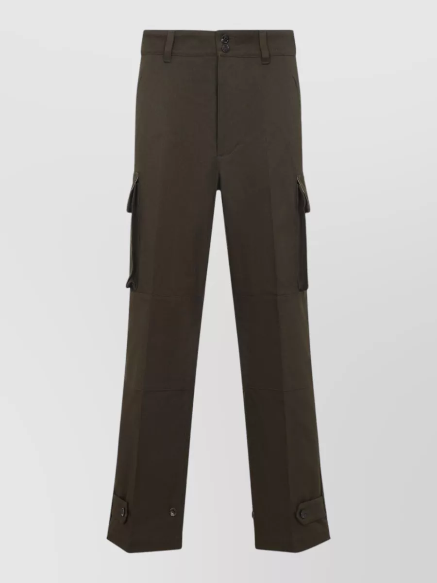 Valentino cotton wide-leg cargo trousers