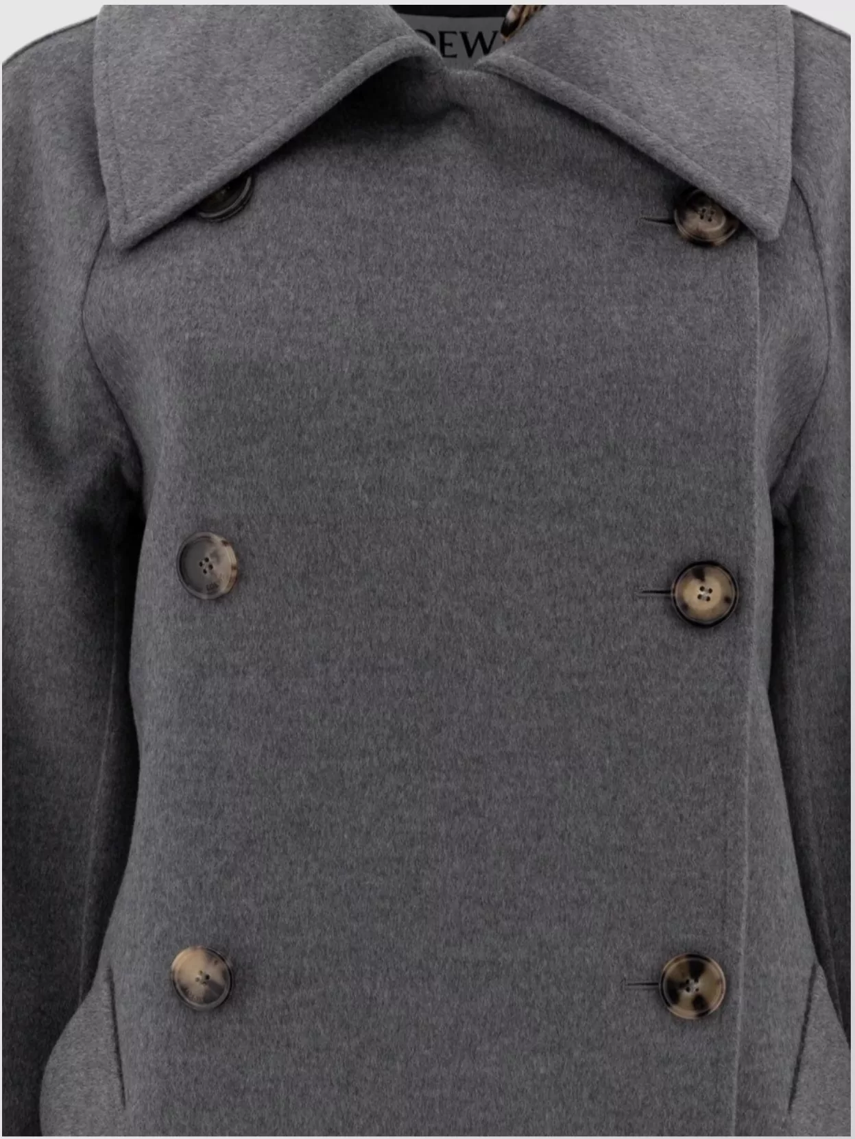 Loewe Cashmere Wool Double-breasted Outerwear