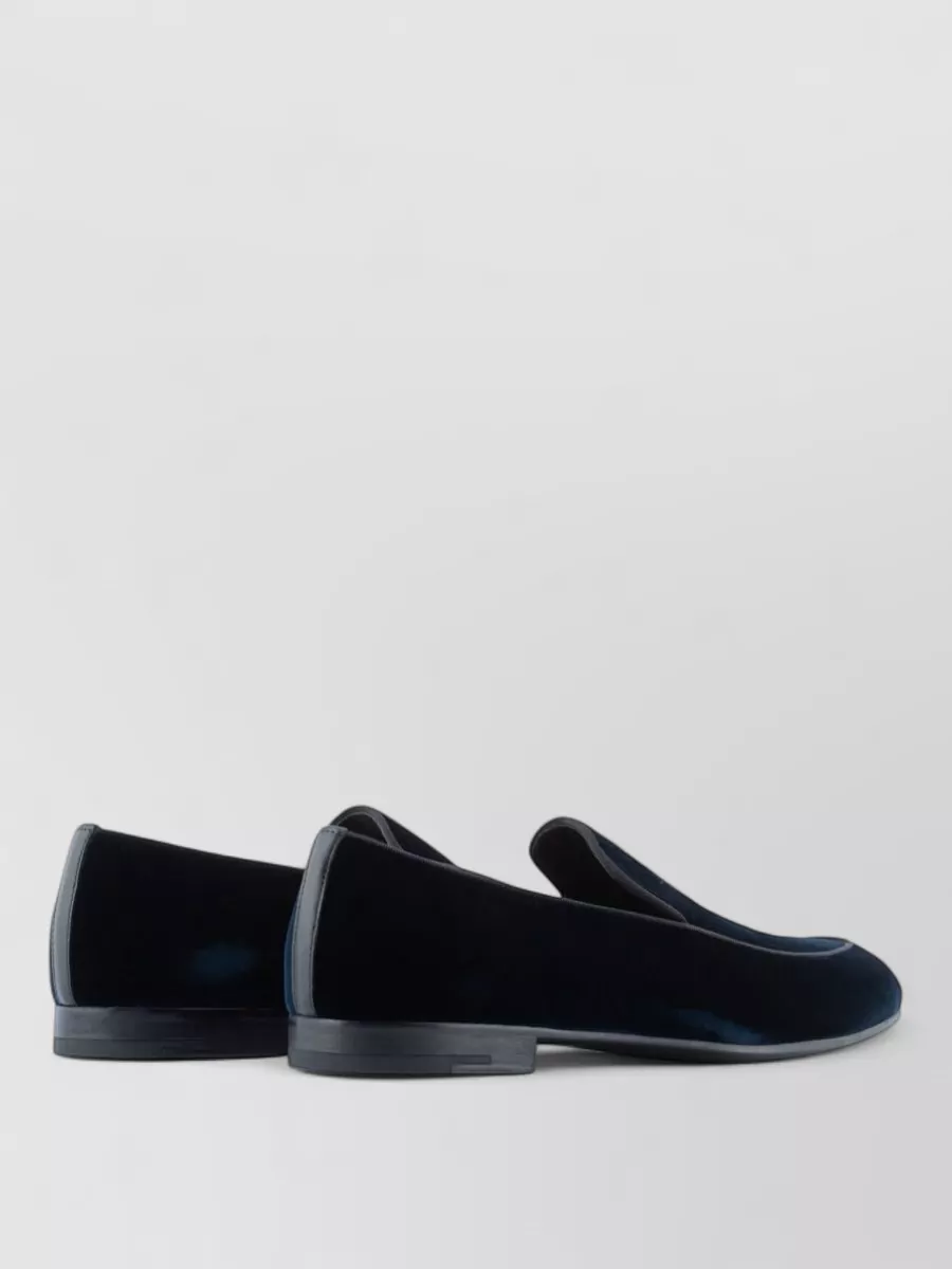 Giorgio Armani Velvet Loafers