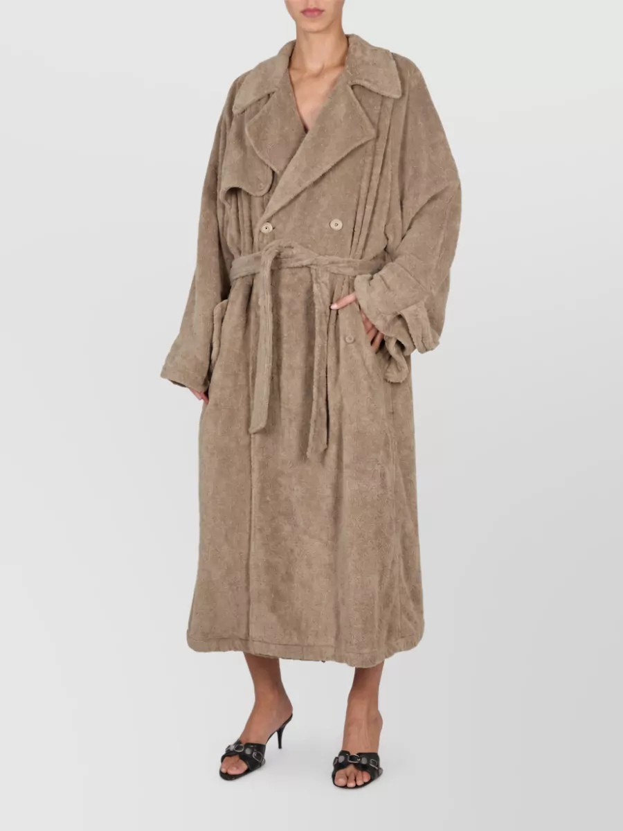 Balenciaga Cotton Towel Trench Coat
