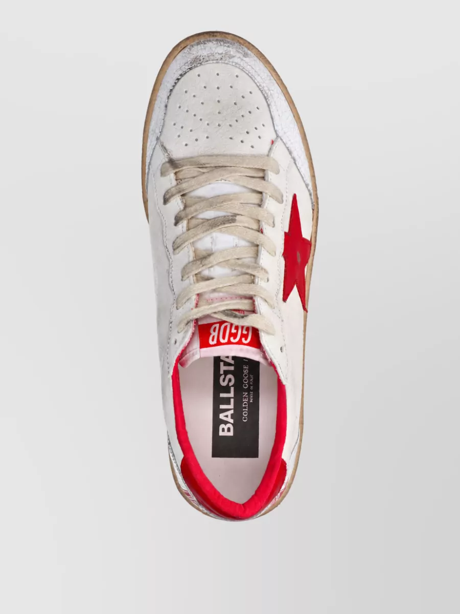 Golden Goose Leather Low-Top Sneakers