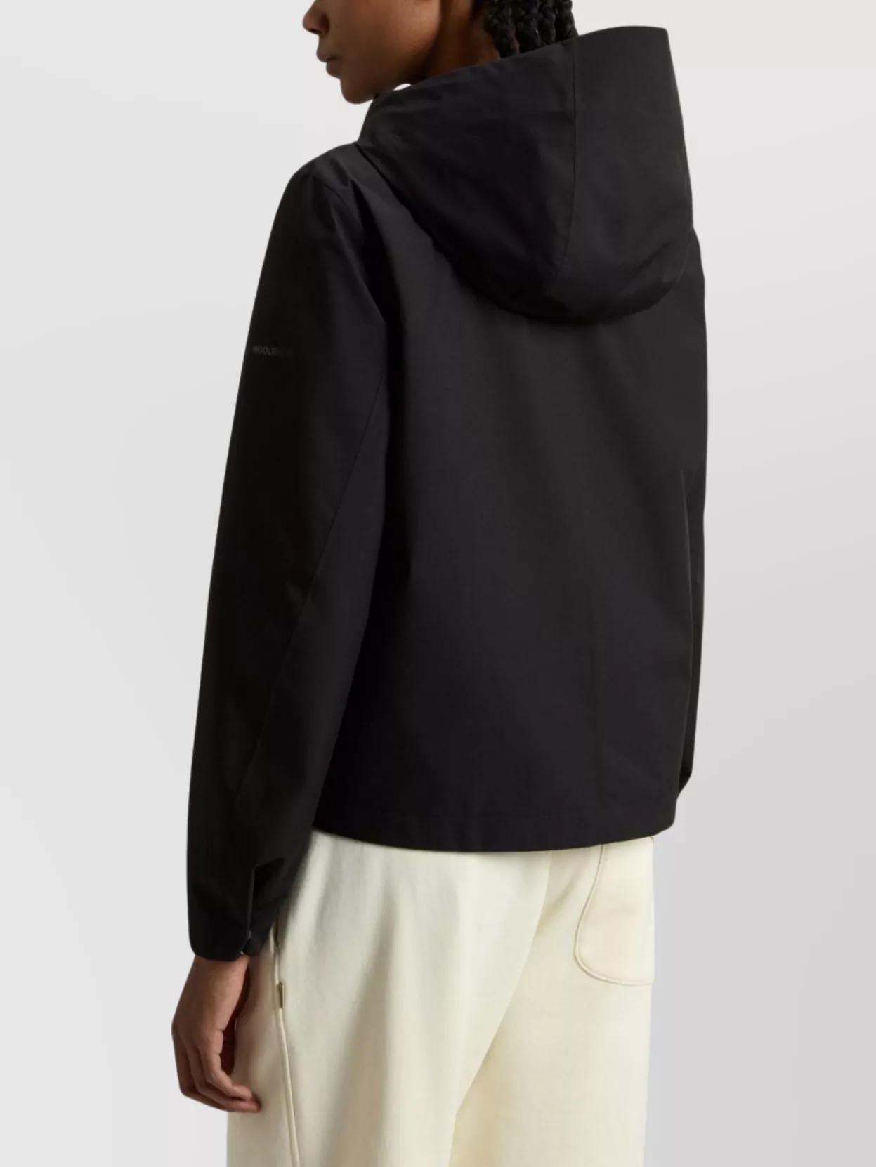 Woolrich Hooded Jacket With Side Slit Pockets