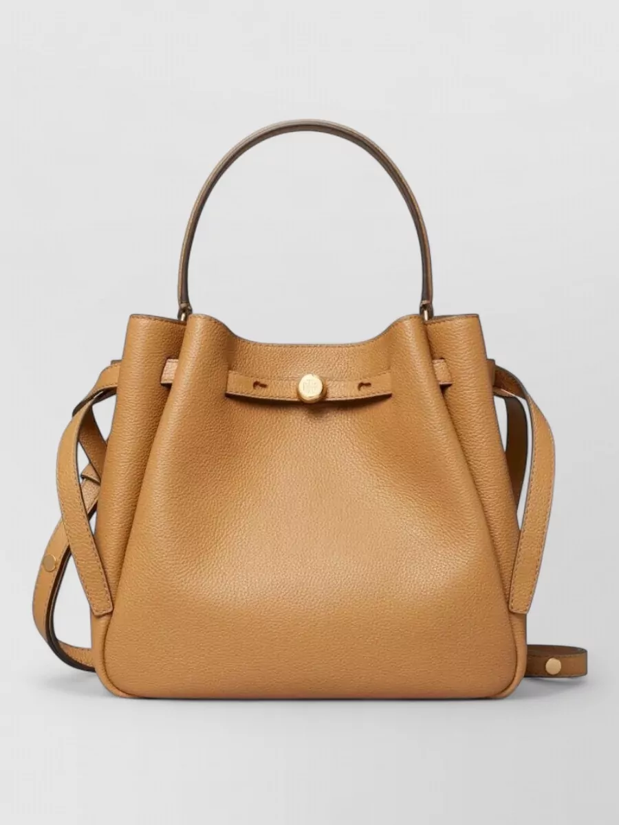 Tory Burch Romy Leather Bucket Bag