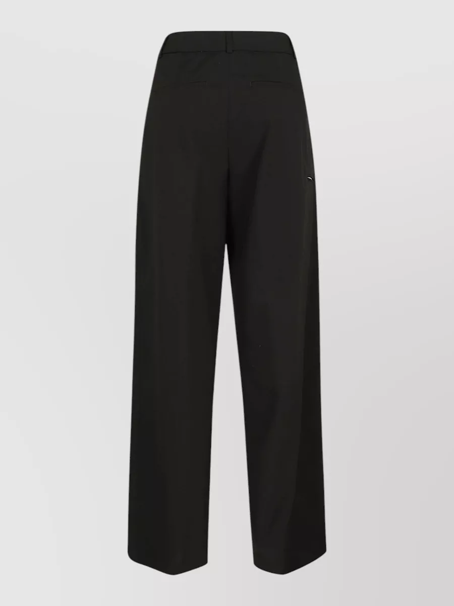 Peserico High-Rise Pleated Wide-Leg Trousers