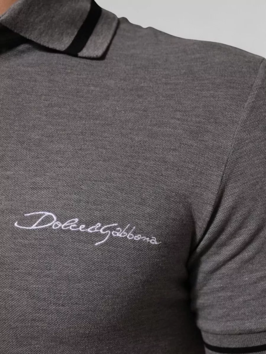 Dolce&Gabbana Logo Embroidered Polo Shirt