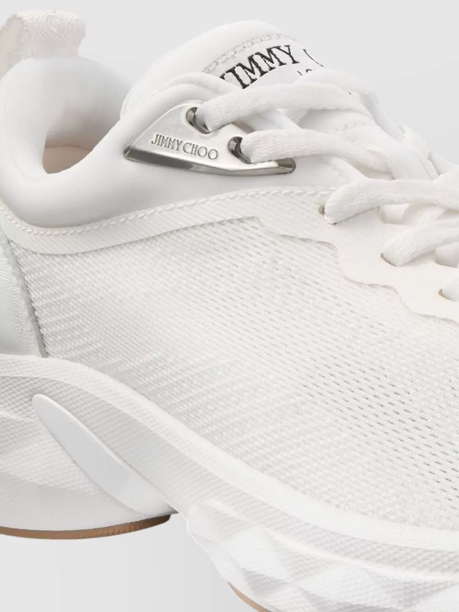 Jimmy Choo Leather Low-Top Sneakers