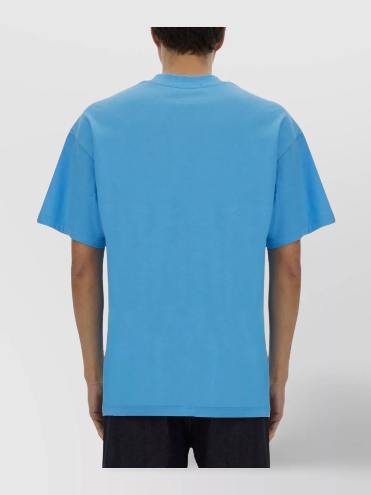 Msgm Crew Neck Cotton T-shirt