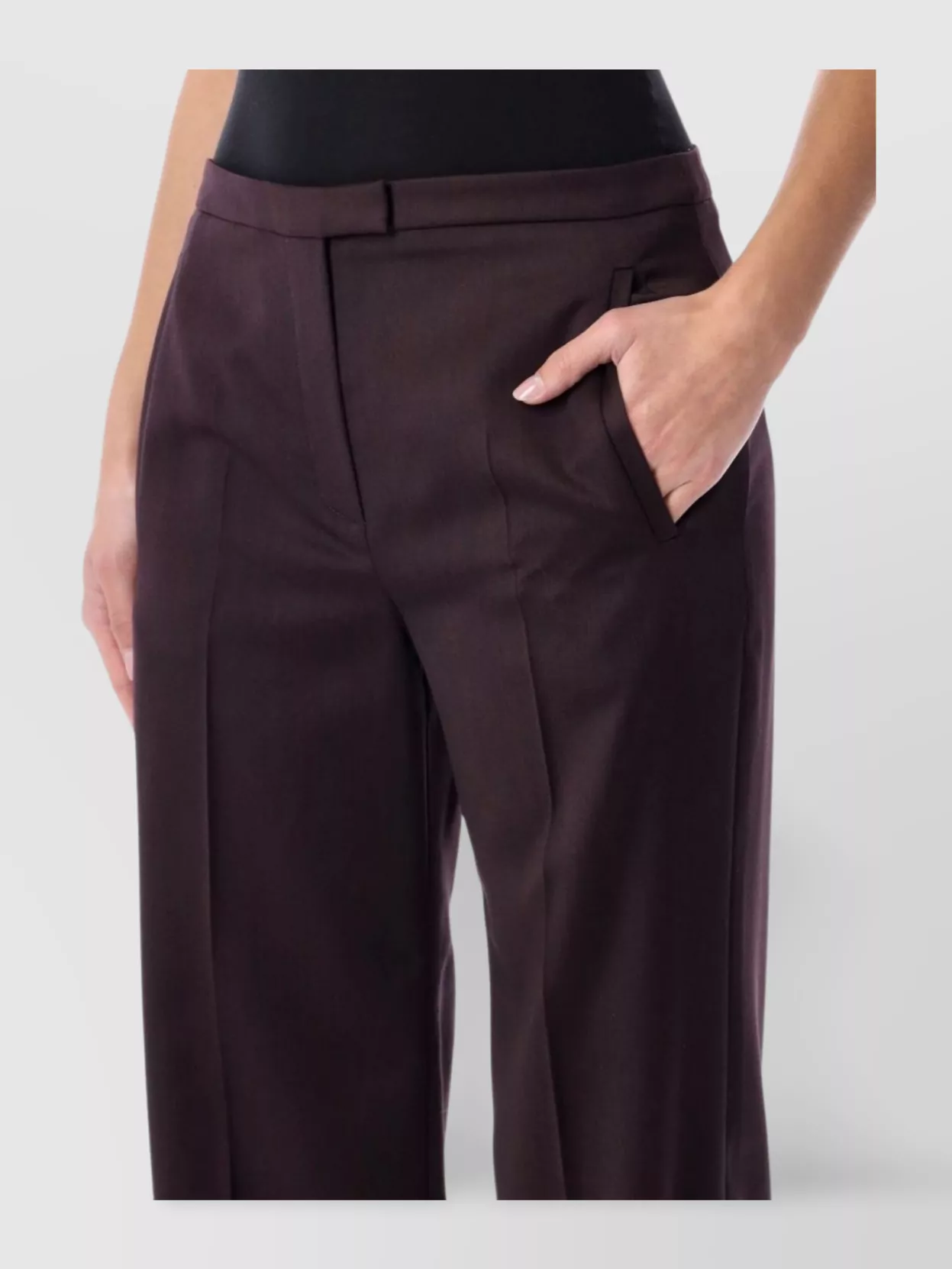 Magda Butrym Tailored Trousers With Pleats And Pockets