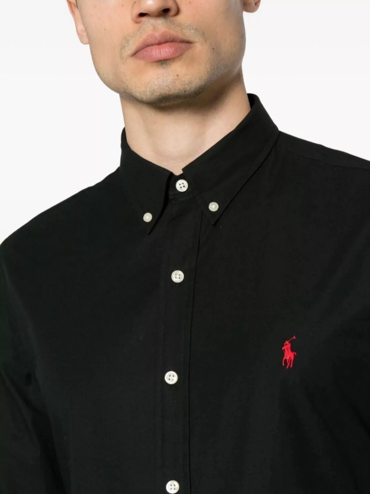 Polo Ralph Lauren Collared Oxford Shirt With Buttoned Cuffs