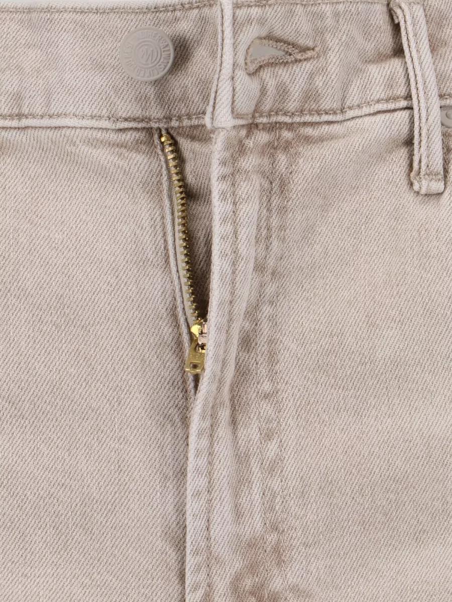 Mother Wide Leg Trousers Belt Loops Pockets