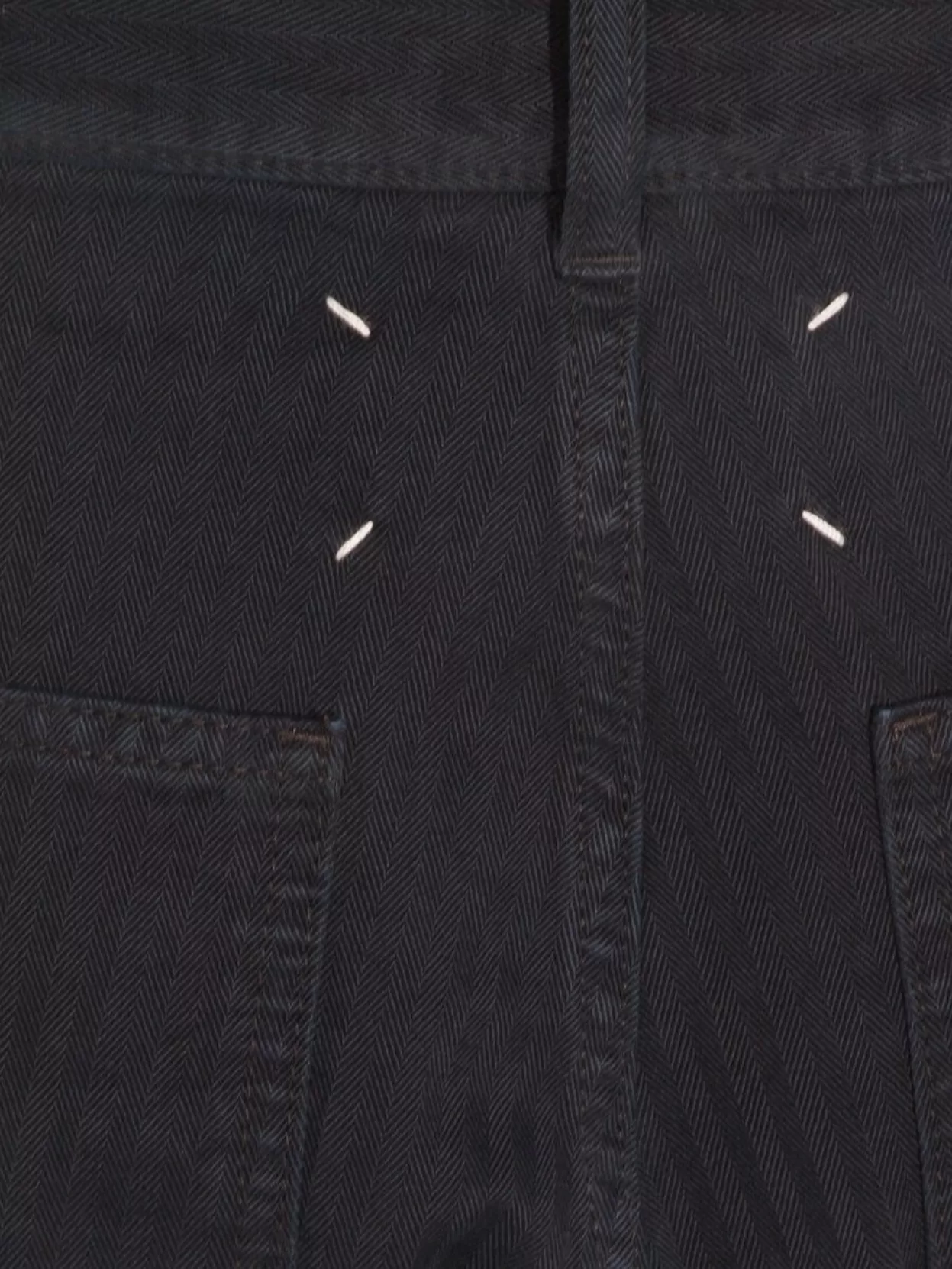 Maison Margiela Relaxed Fit Trousers Featuring Pockets In Blue