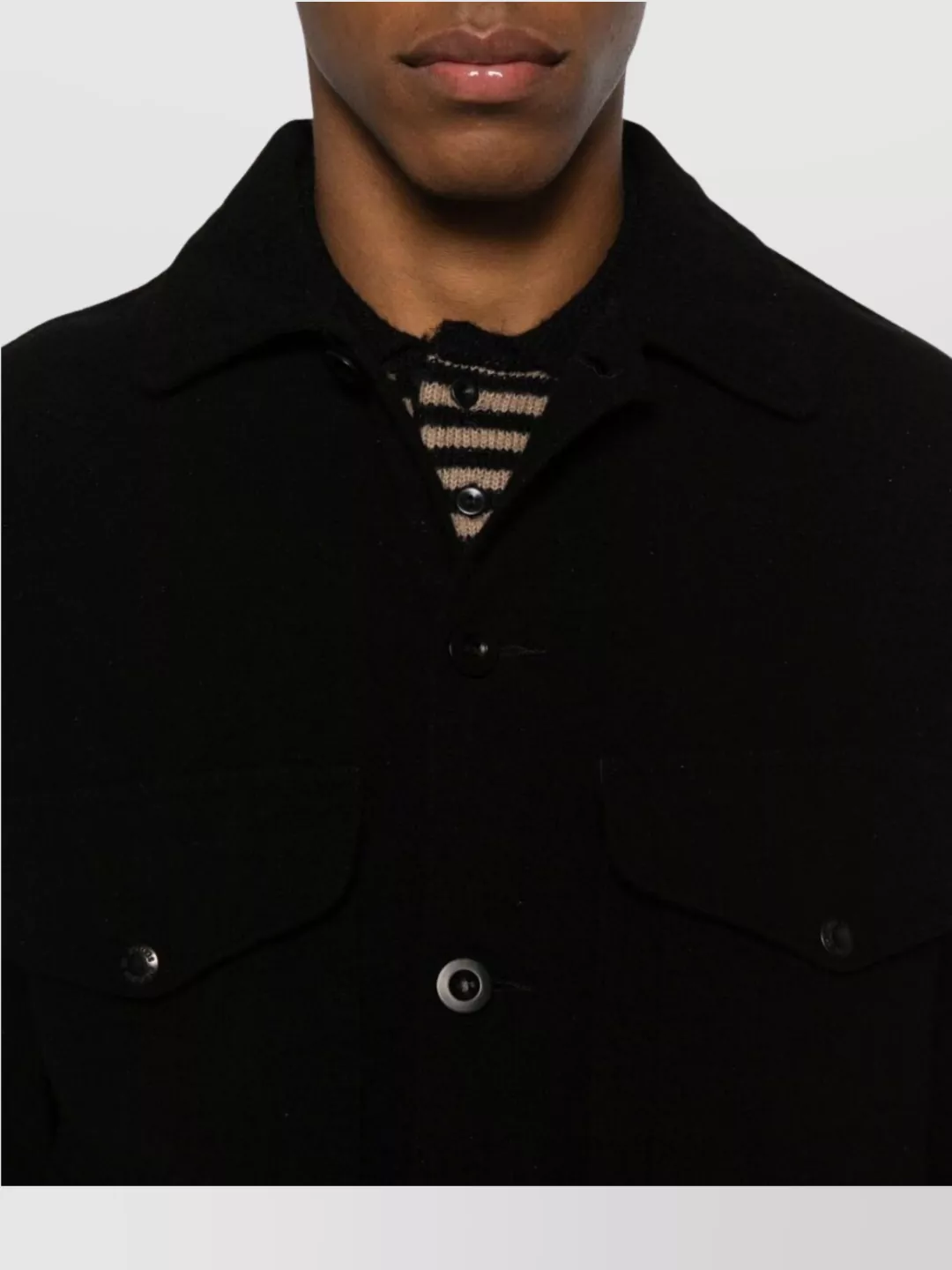 Junya Watanabe Tailored Blazer With Flap And Chest Pockets