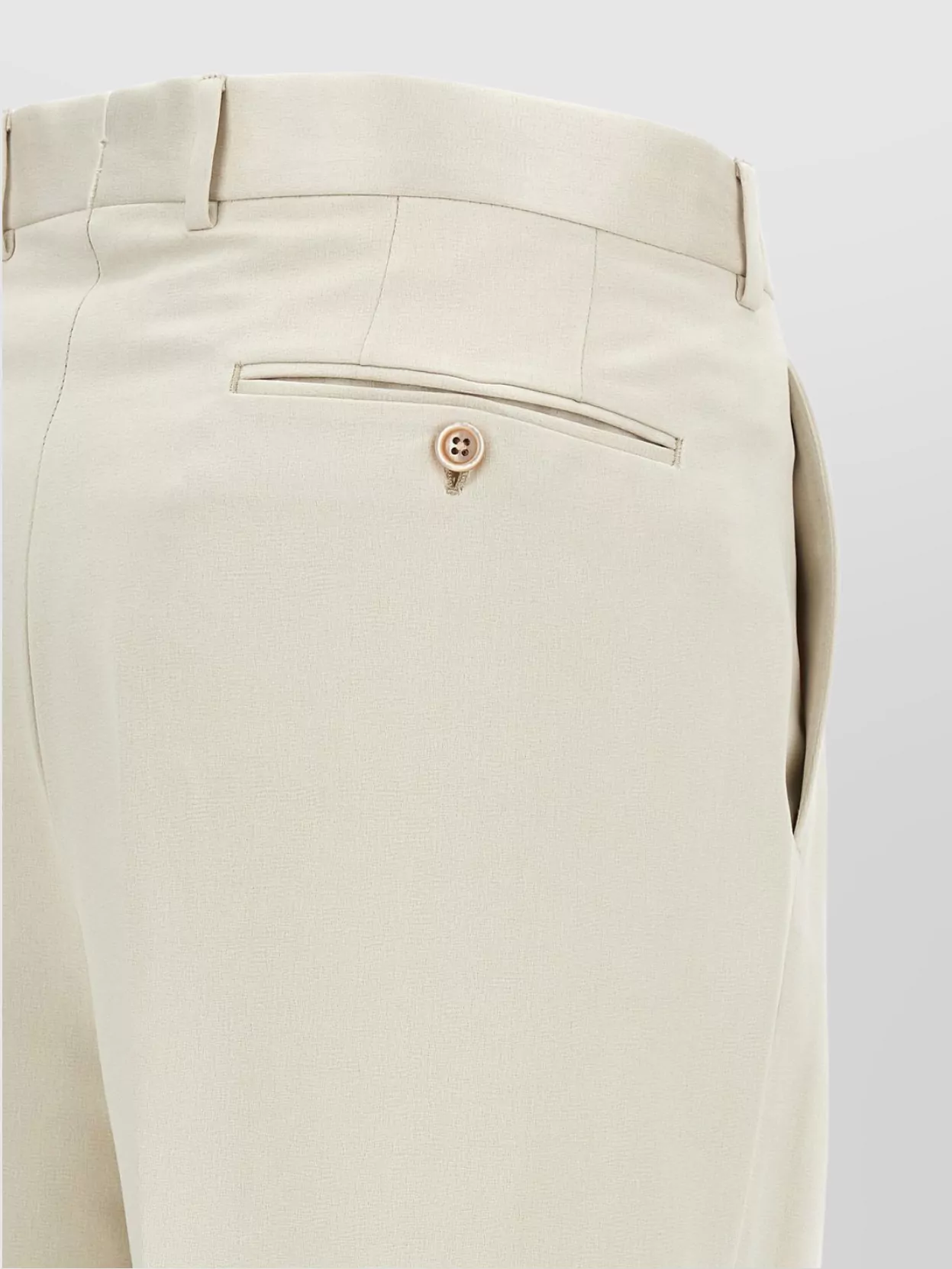 Tom Ford Pleated Front Straight Leg Trousers With Pockets