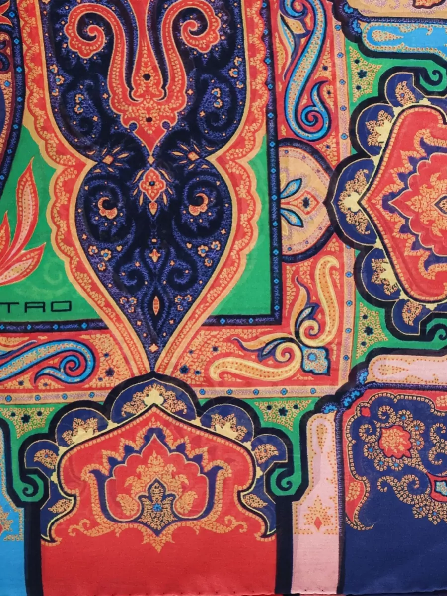 Etro Silk Printed Scarf