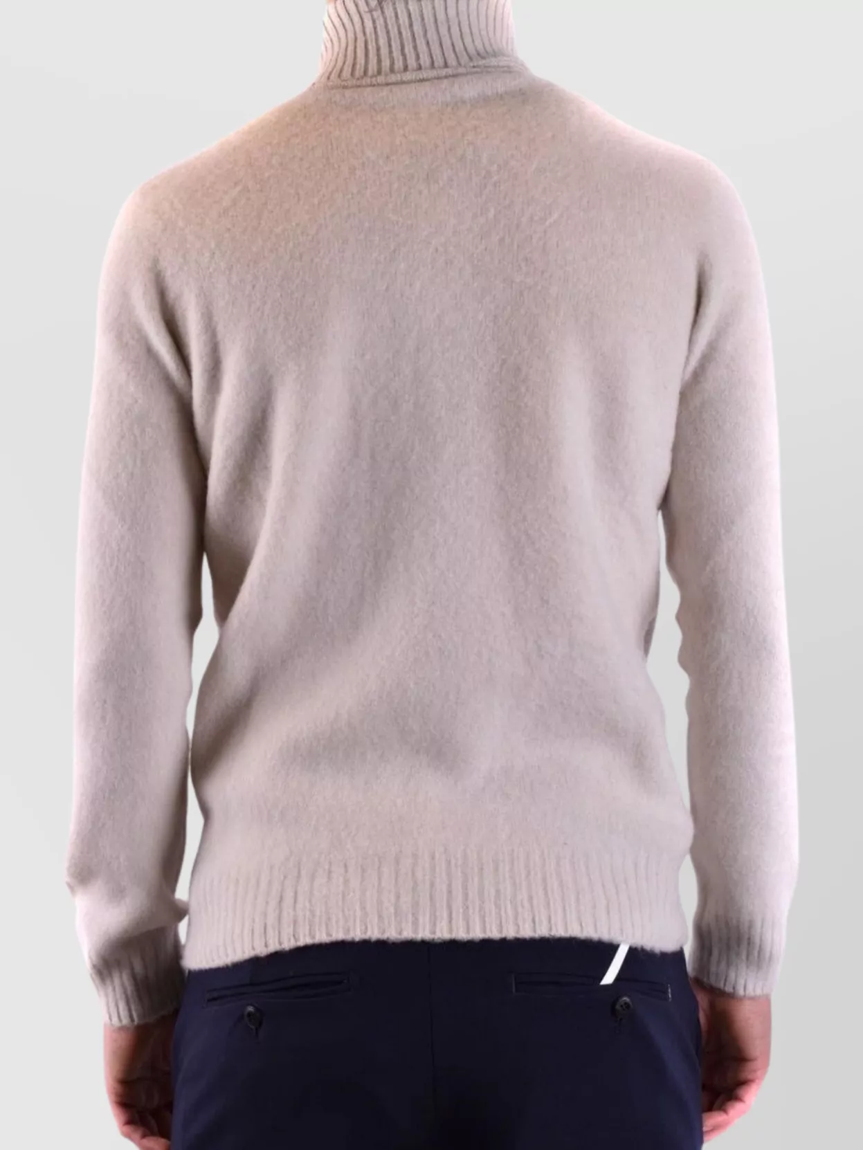 Tagliatore Ribbed Turtleneck Sweaters Long Sleeves