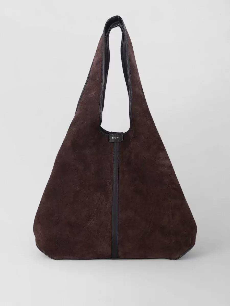 Soeur Leather Shoulder Bag