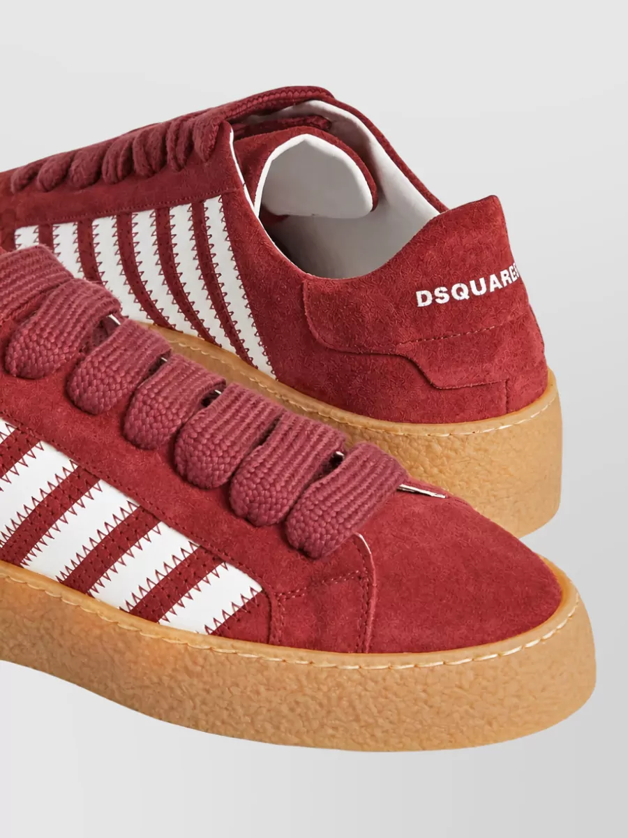 Dsquared2 Leather Low-Top Sneakers