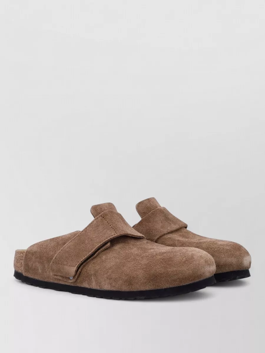 Birkenstock suede leather slippers