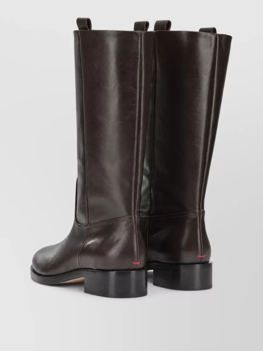 Aeyde Leather Knee-High Boots