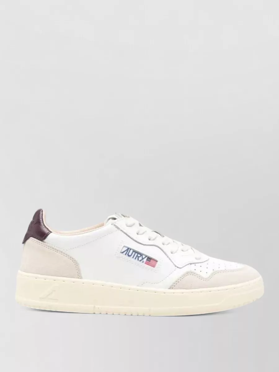 Autry leather panelled low-top sneakers