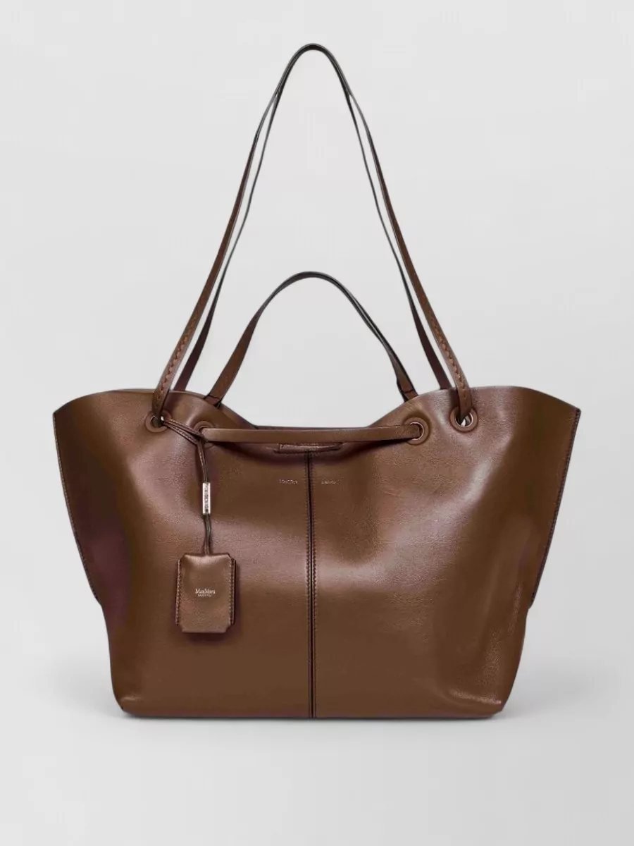 Max Mara silk shoulder tote bag