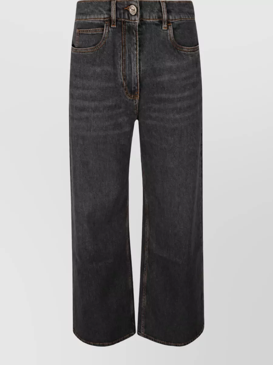 Etro Jacquard Baggy Jeans