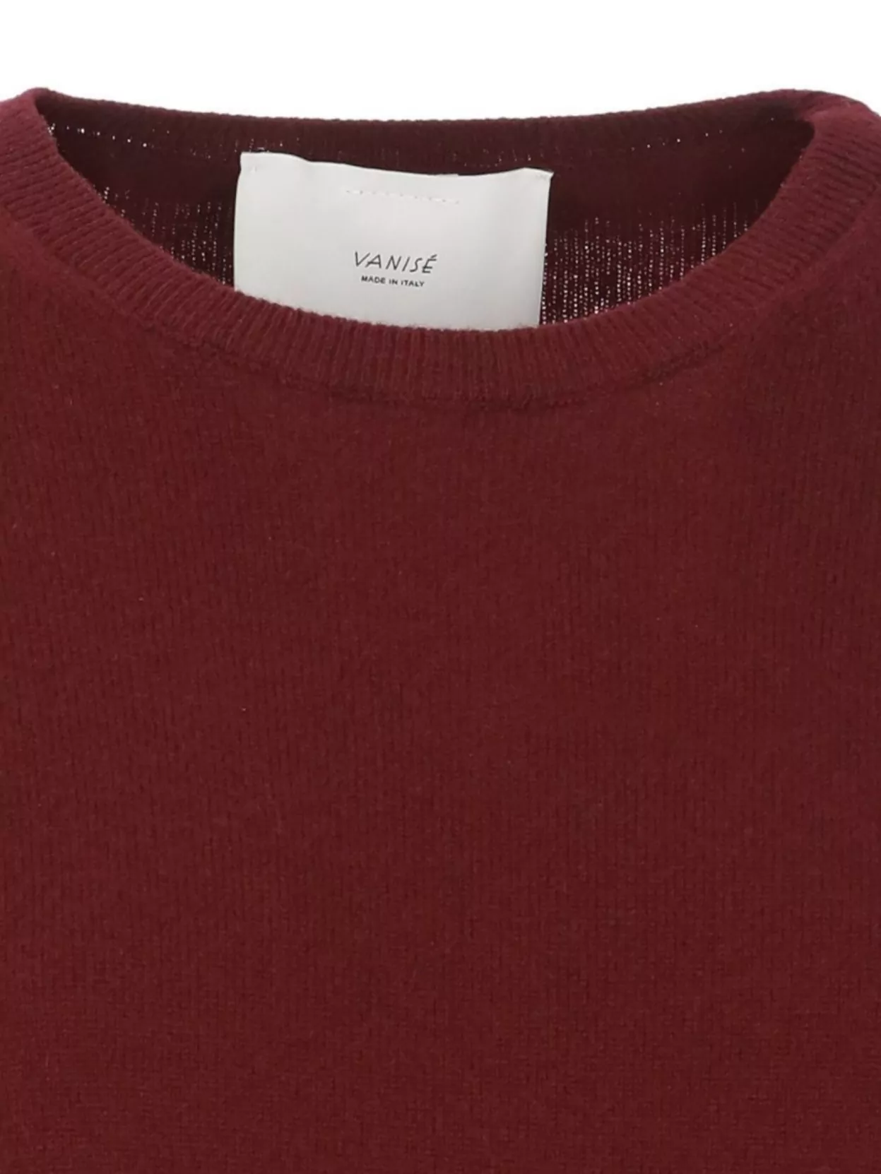 Vanise' Cashmere Sweater Crew Neckline