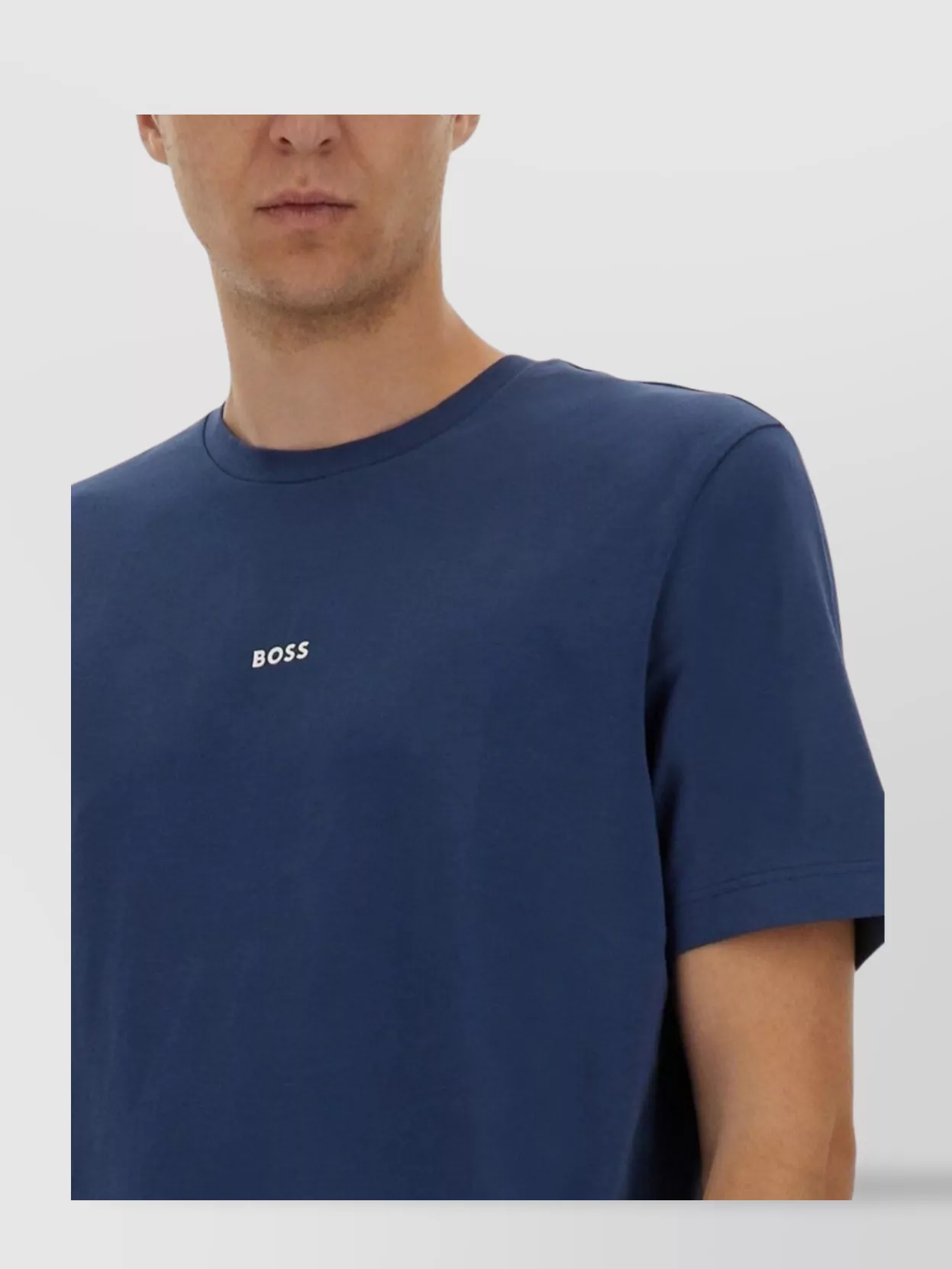 Boss Neck Crew T-Shirt Short Sleeves