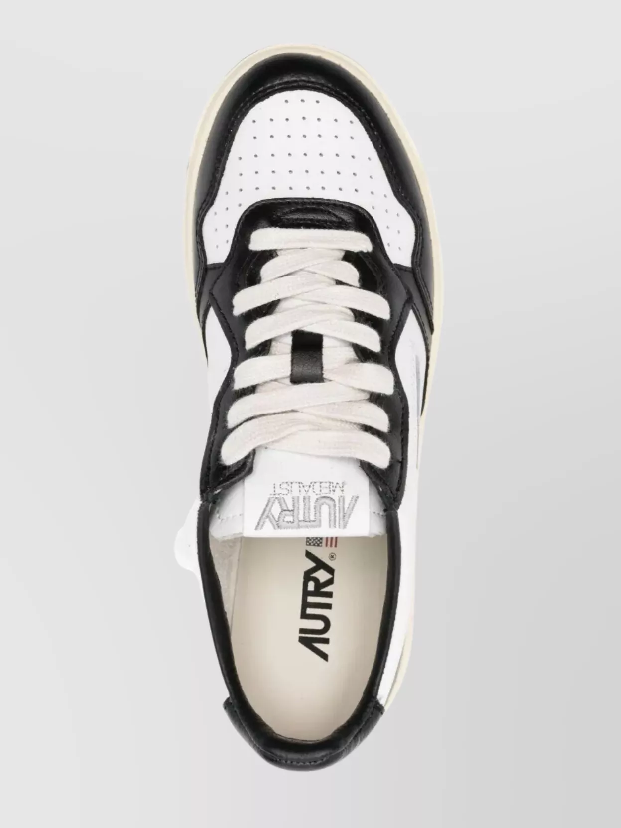 Autry Classic White Sneakers With Leather Detailing