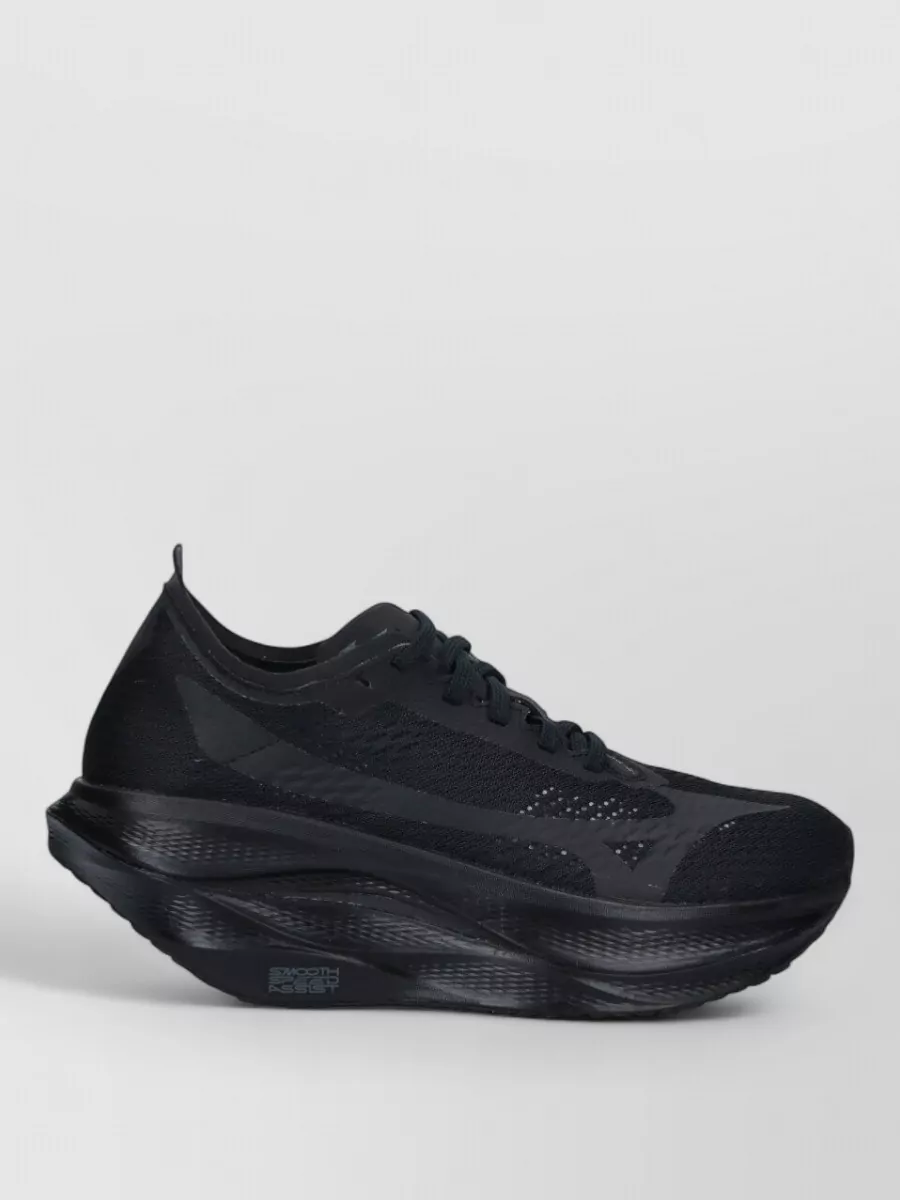 Comme Des Garçons Mesh Upper Low Top Rubber Sole Sneakers