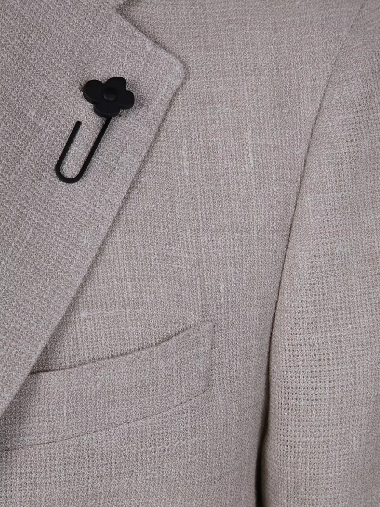 Lardini Iconic Textured Fabric Jacket With Button Cuffs