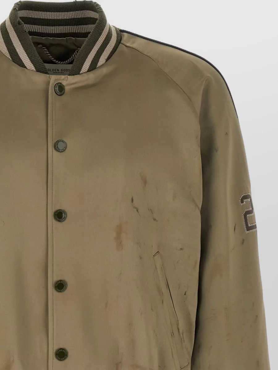 Golden Goose Satin Bomber Jacket