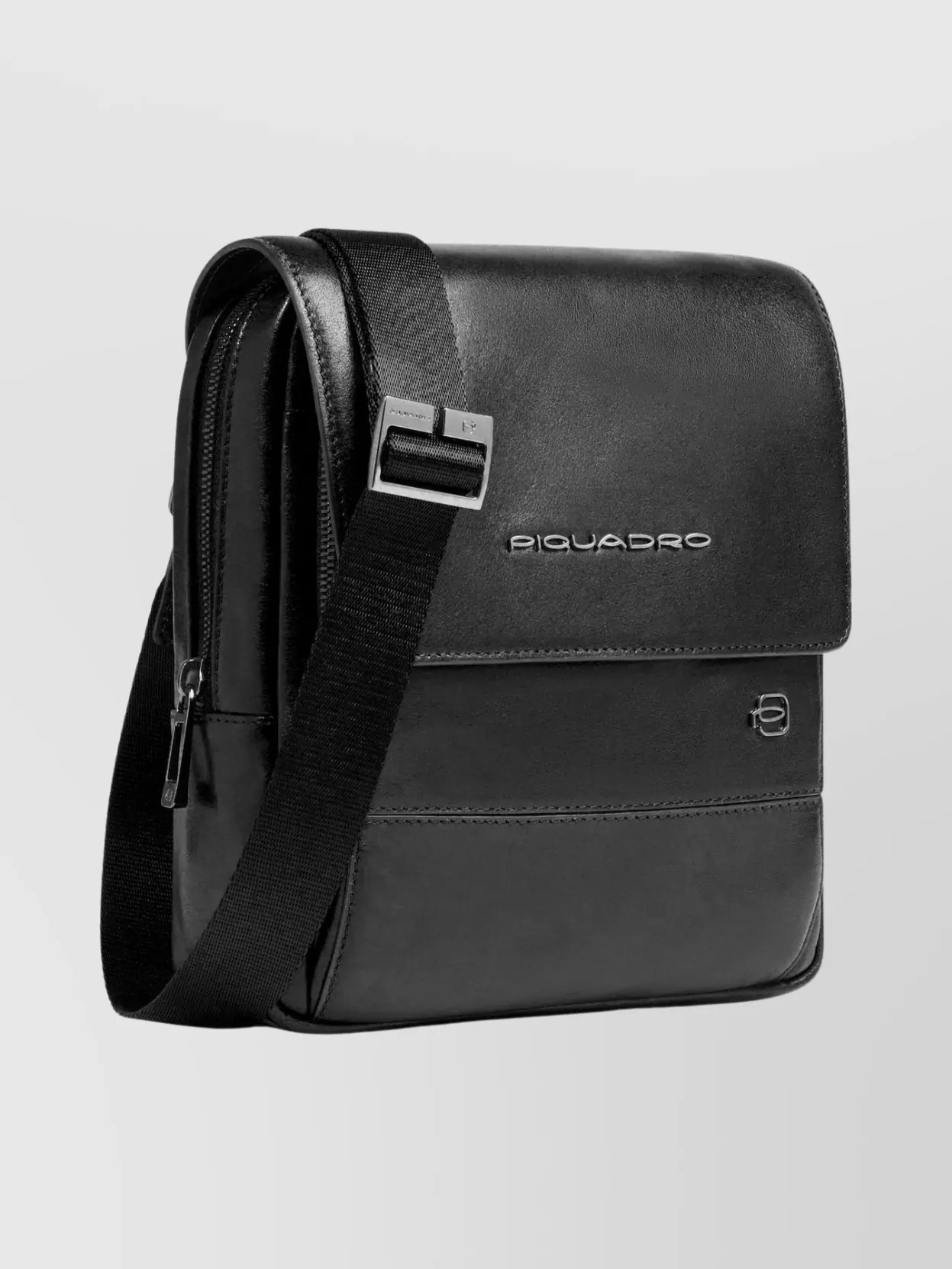 Piquadro Laptop Bag With Adjustable Strap And Buckle