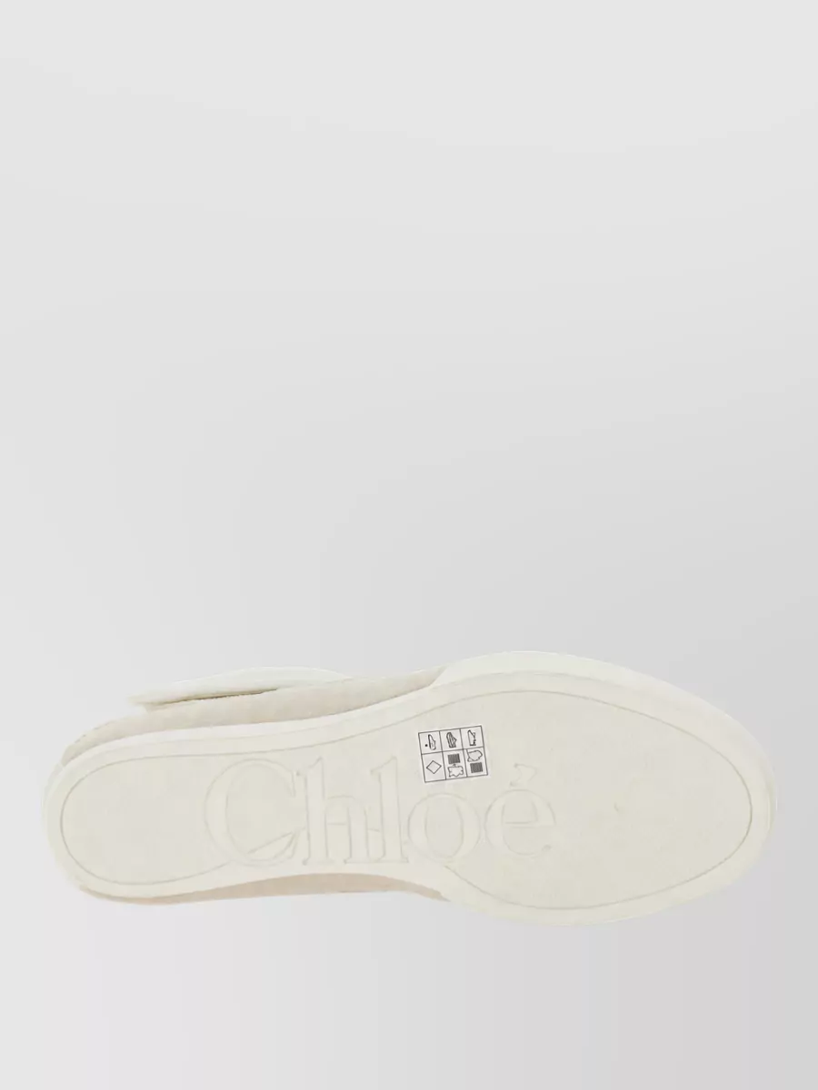Chloé Leather High-Top Sneakers
