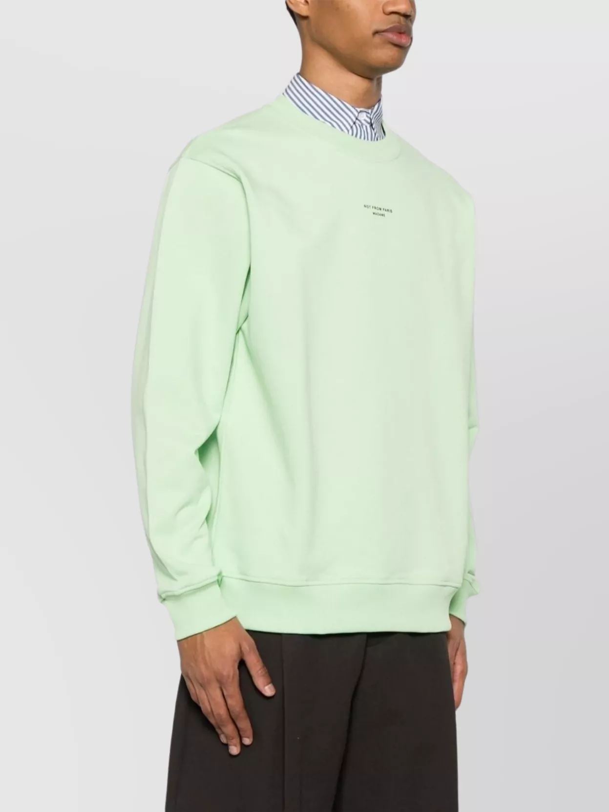 Drôle De Monsieur Logo Crew Neck Sweatshirt