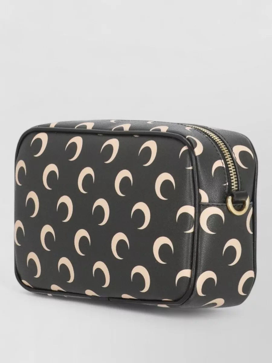 Marine Serre Moon Denim Shoulder Bag
