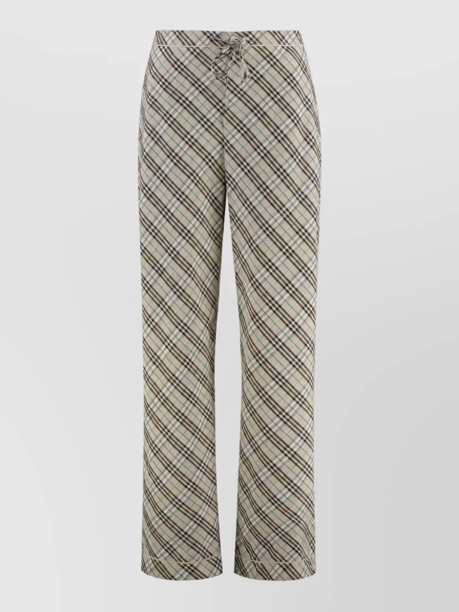 Burberry Cotton wide-leg trousers