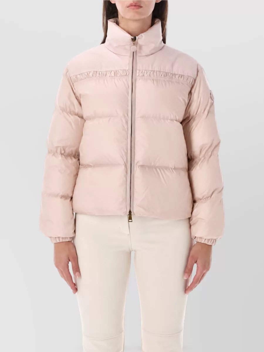 Moncler down hooded parka coat