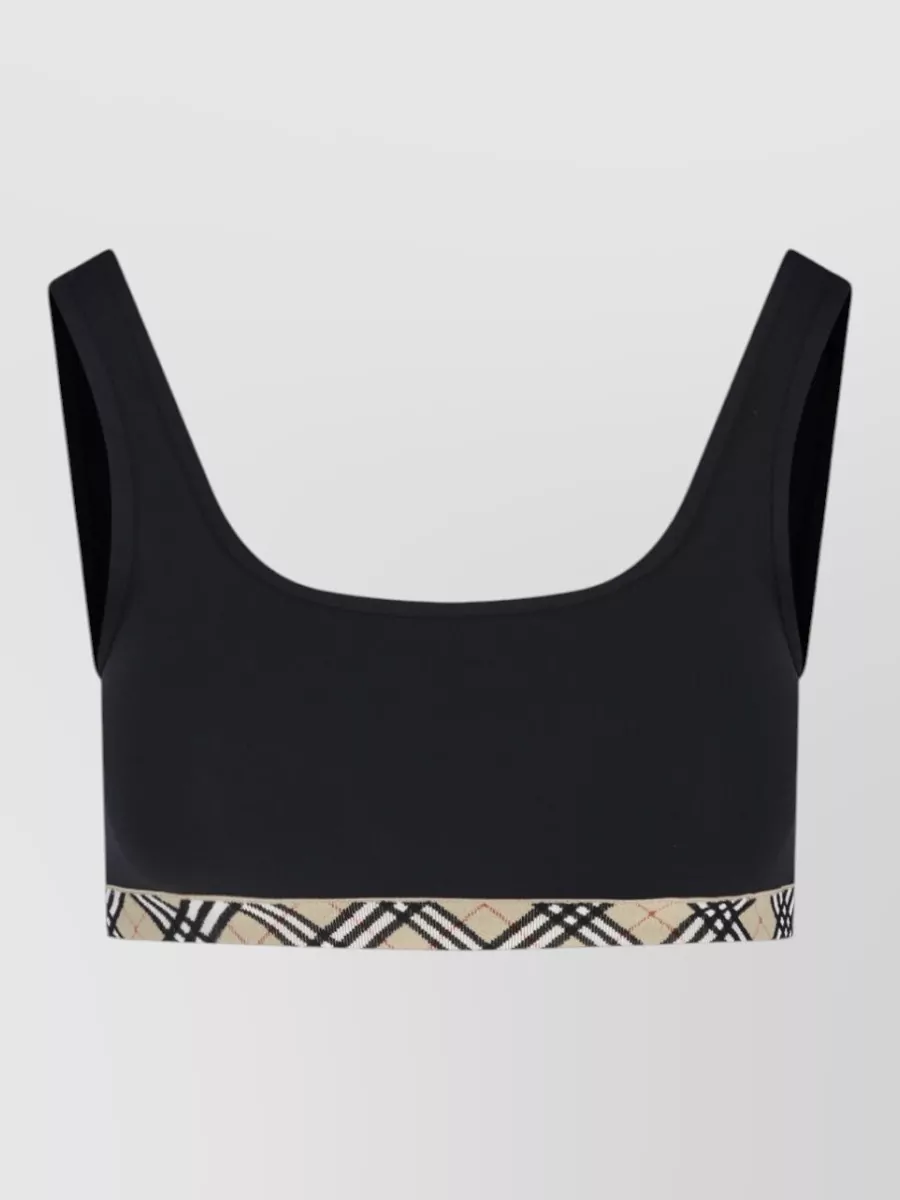 Burberry Check bralette bikini top