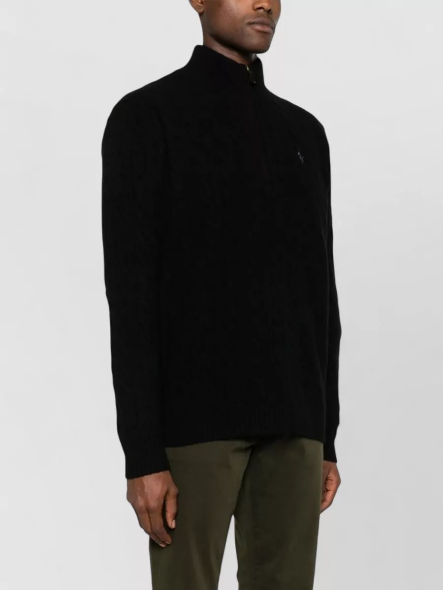 Polo Ralph Lauren Cable-Knit Quarter-Zip Jumper