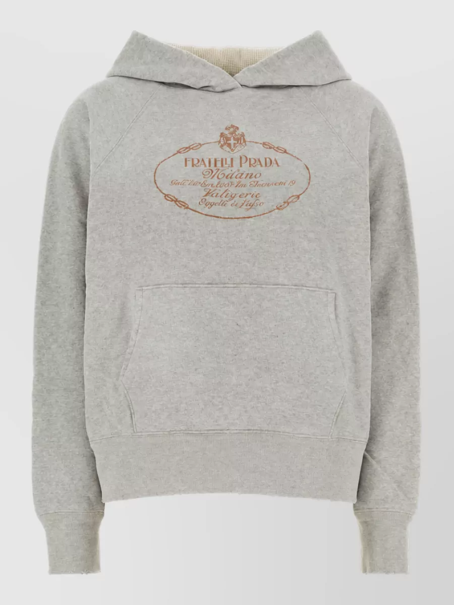 Prada cotton reversible sweatshirt