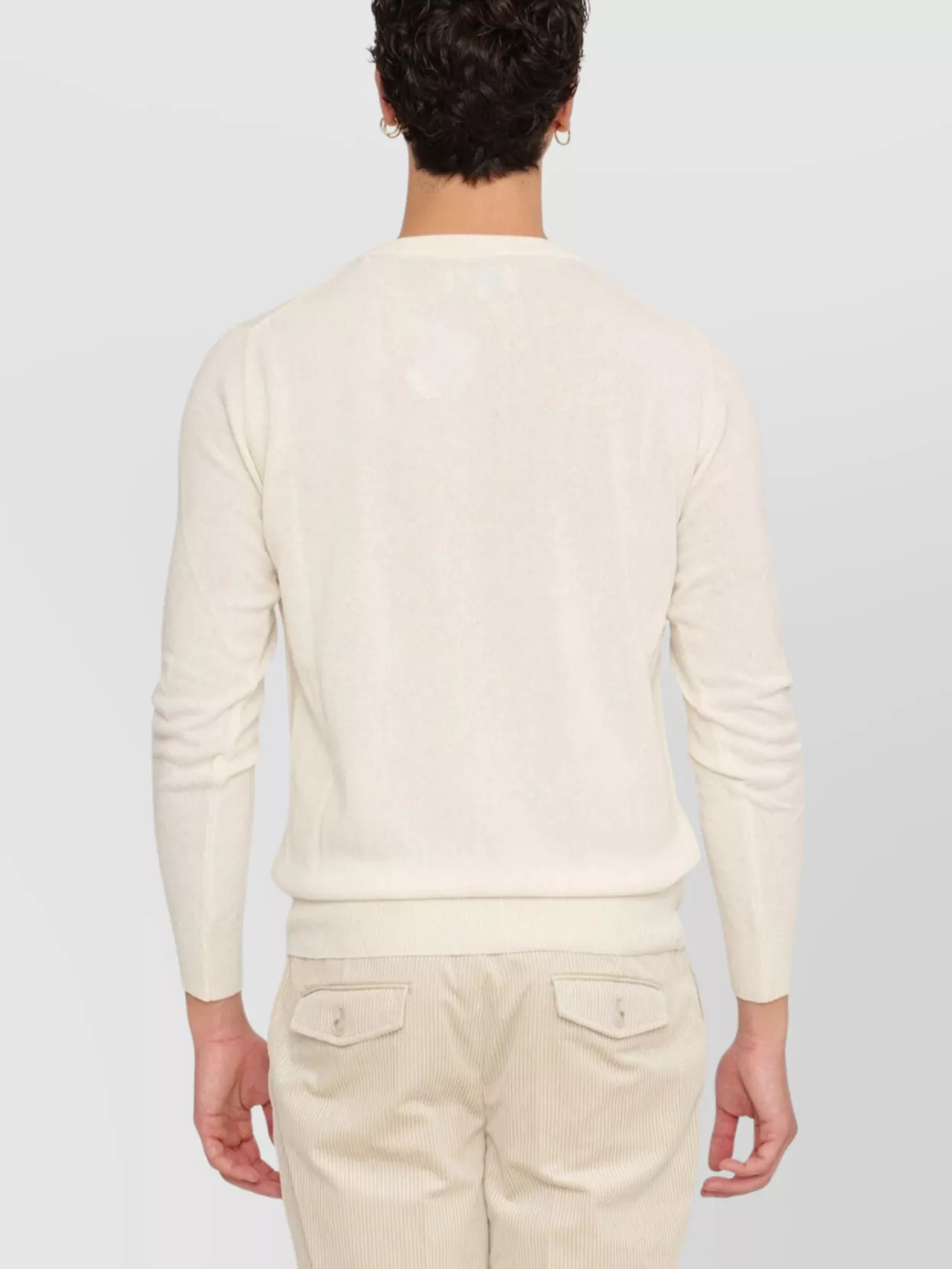 Mc2 Saint Barth Crew Neck Embroidered Detail Long Sleeves