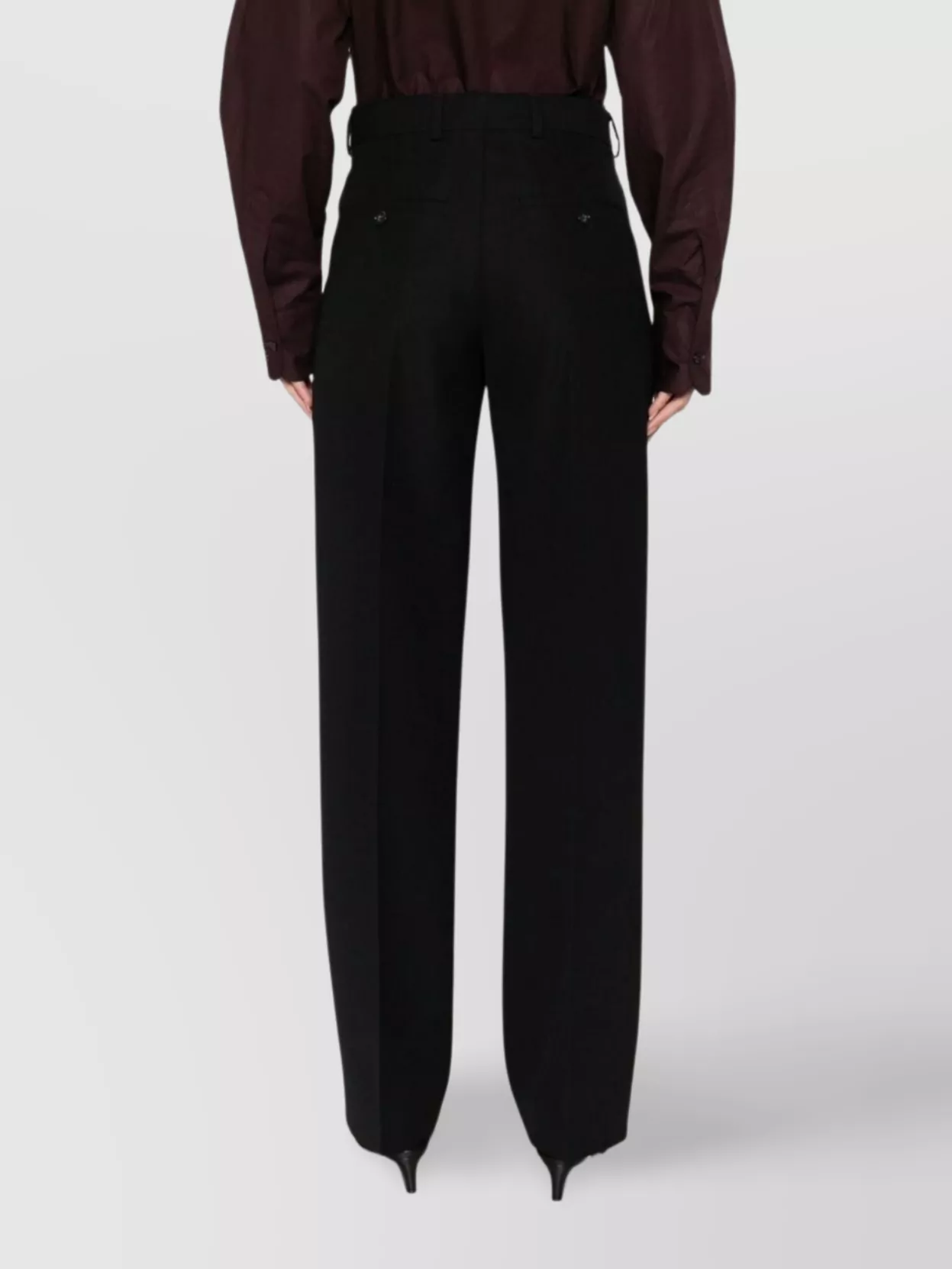 Totême Tailored Wool Blend Trousers