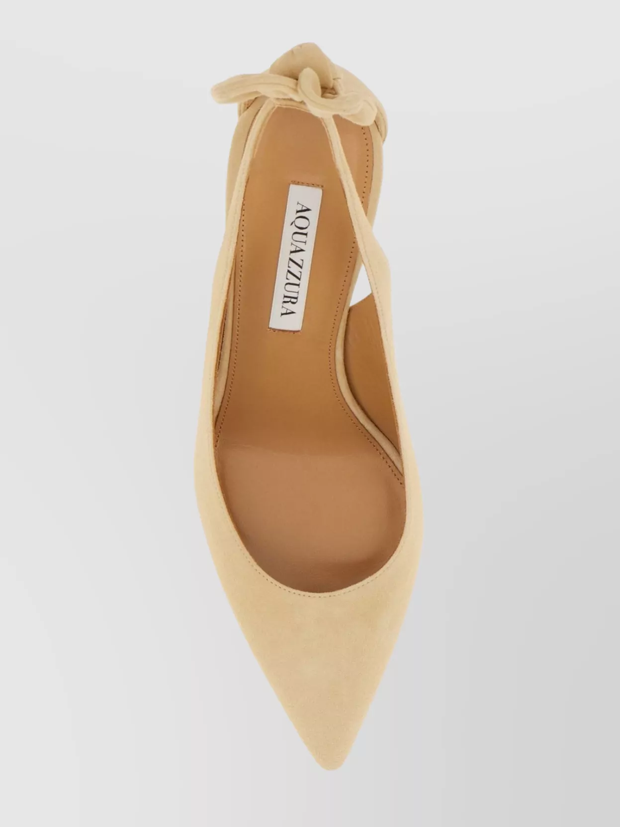 Aquazzura Suede Bow Tie Pumps